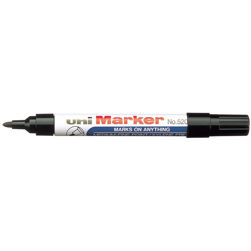 Marker Uni 520 czarny